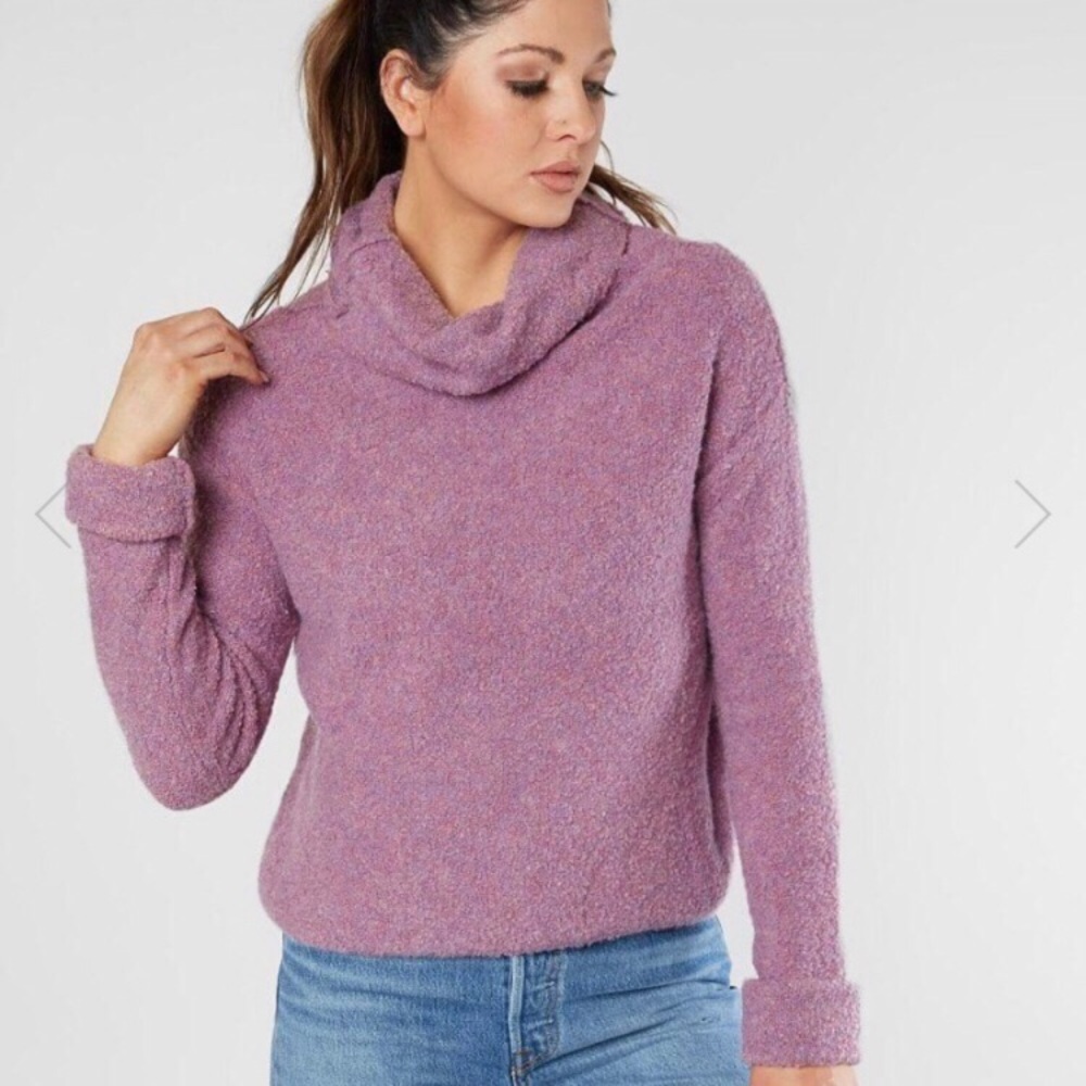 NWT Free People Alpaca pullover sweater lavender